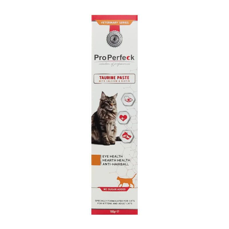 خمیر تائورین گربه پروپرفک مدل properfeck taurine paste وزن 100 گرم