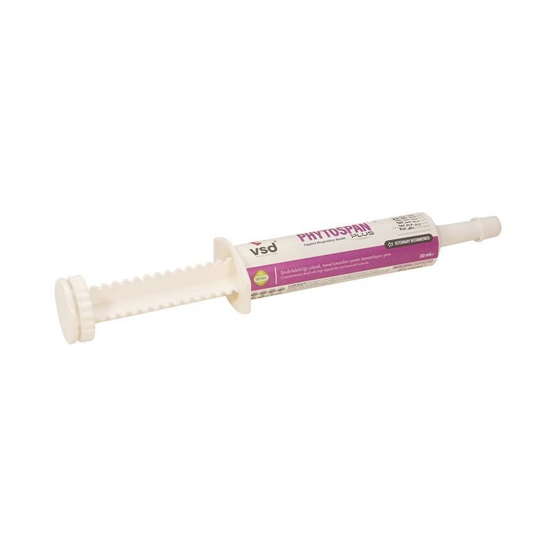 خمیر سگ و گربه وی اس دی مدل تقویت دستگاه تنفسی  phytospan حجم 30 میلی لیتر