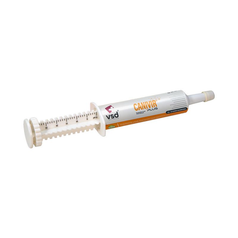 خمیر ضد بیماری ویروسی سگ وی اس دی مدل canivir حجم 30 میلی لیتر