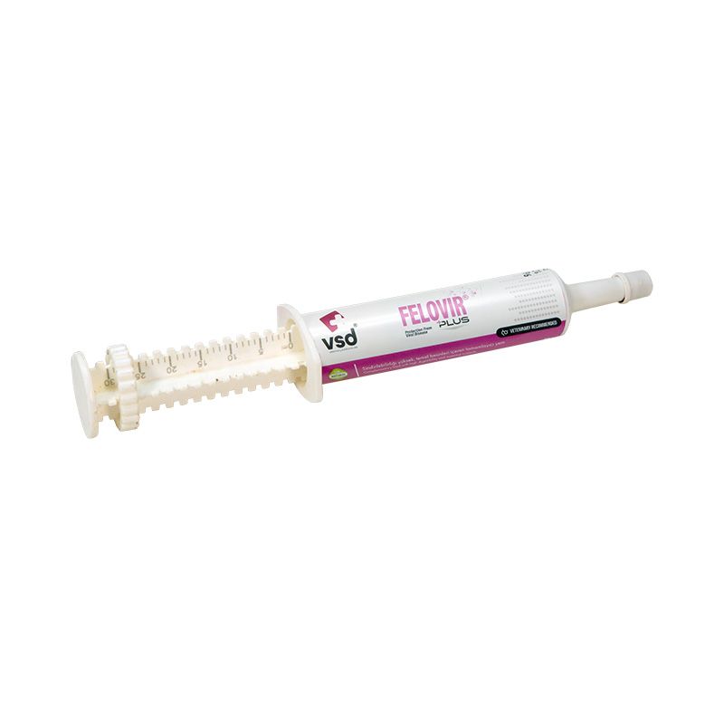 خمیر ضد بیماری ویروسی گربه وی اس دی مدل felovir حجم 30 میلی لیتر