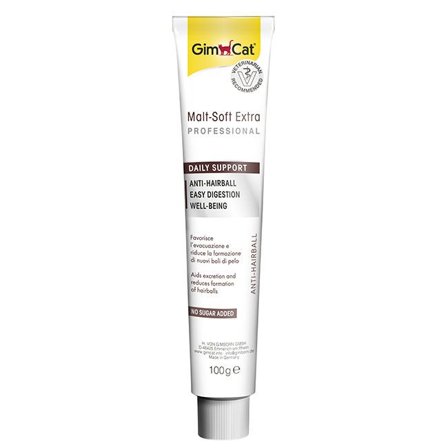 خمیر مالت گربه جیم کت مدل malt soft extra professional وزن 100 گرم