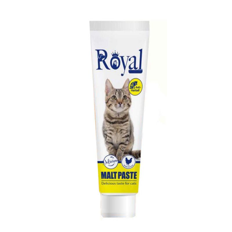 خمیر مالت گربه رویال کوکو مدل anti hairball با طعم مرغ وزن 100 گرم
