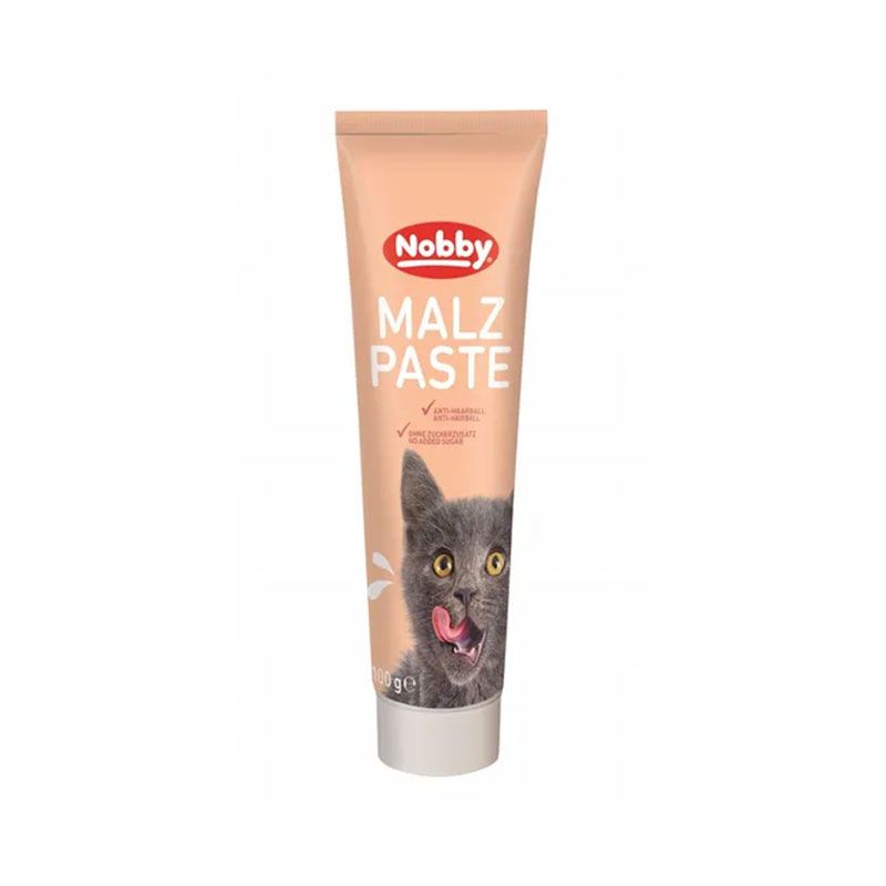 خمیر مالت گربه نوبی مدل malt anti hairball وزن 100 گرم