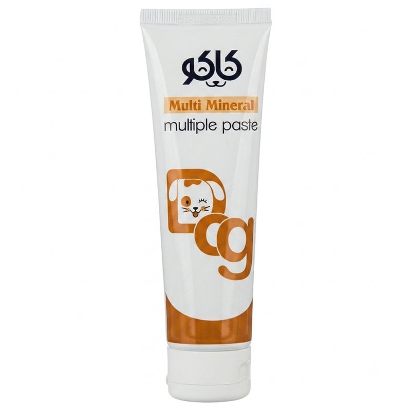 خمیر مولتی مینرال سگ کاکو مدل multiple paste مناسب تمام نژادها وزن 100 گرم