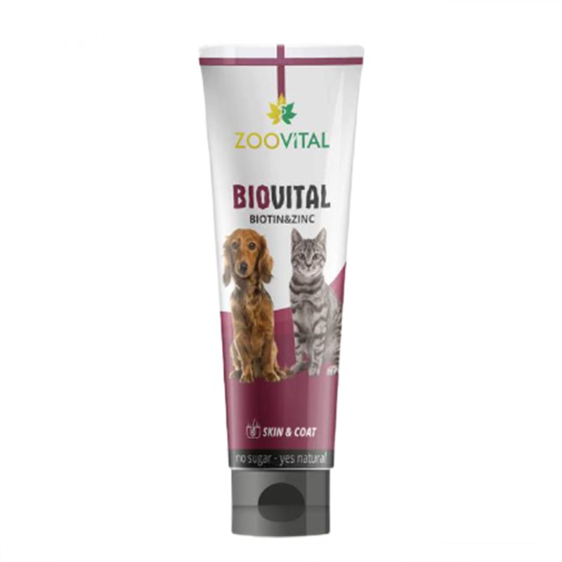 خمیر مولتی ویتامین سگ و گربه زویتال مدل biovital وزن 100 گرم