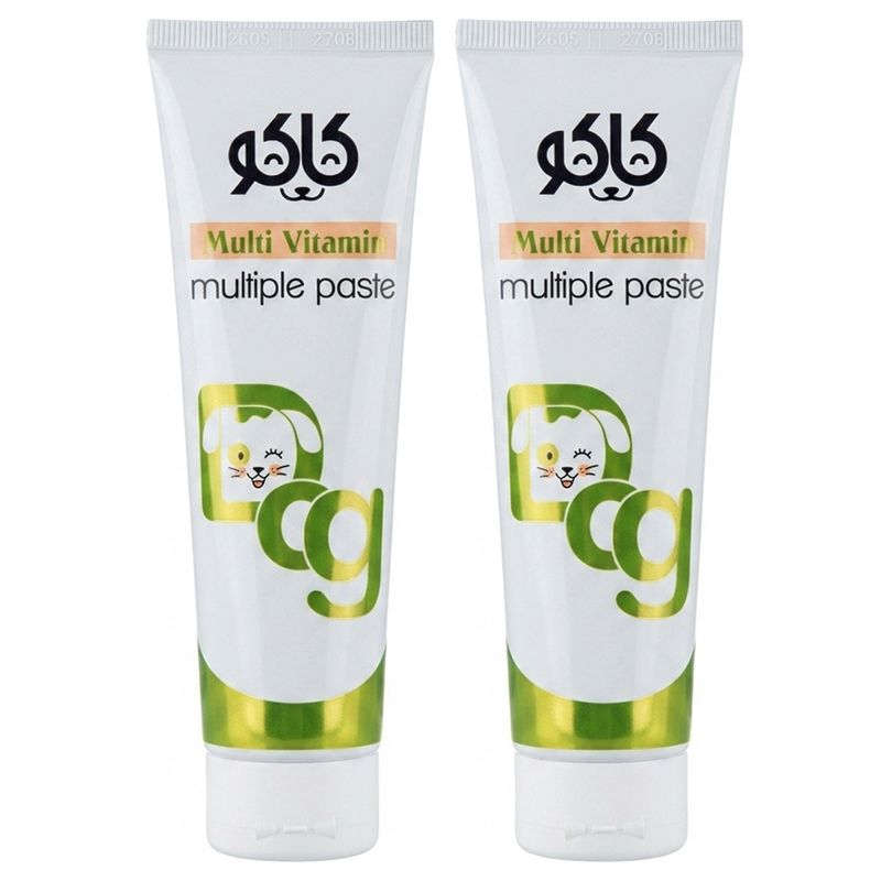 خمیر مولتی ویتامین سگ کاکو مدل multiple paste وزن 100 گرم بسته 2 عددی