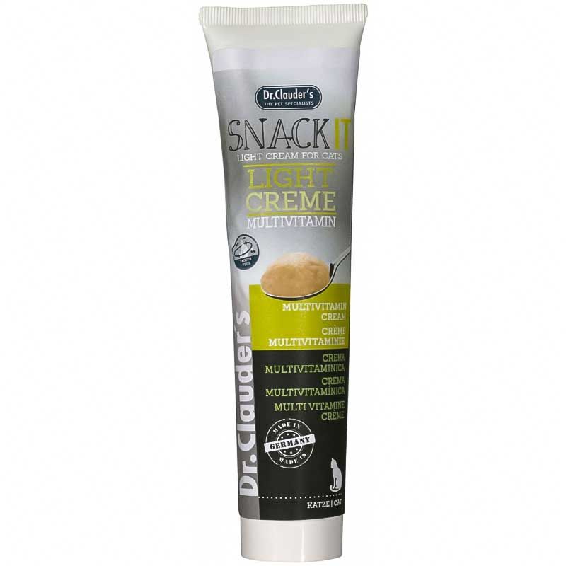 خمیر مولتی ویتامین گربه دکتر کلادرز مدل light creme multi vitamin وزن 100 گرم