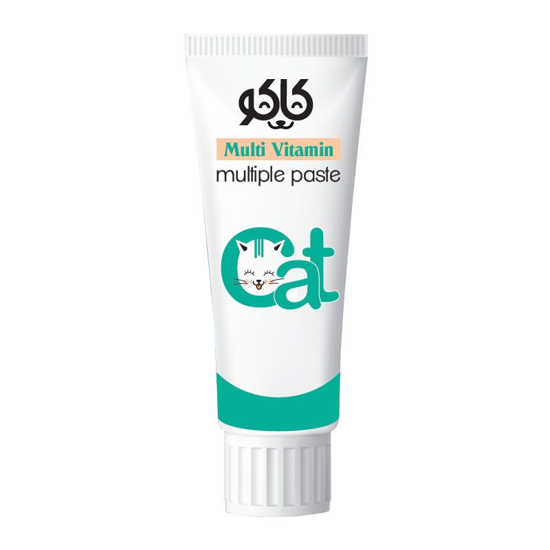 خمیر مولتی ویتامین گربه کاکو مدل multiple paste وزن 100 گرم