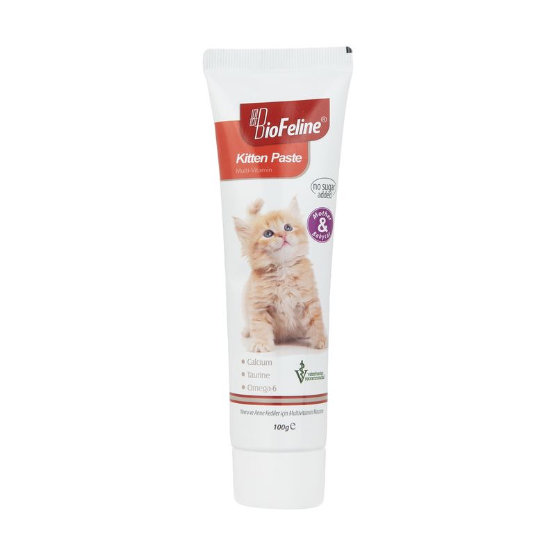 خمیر مکمل بچه گربه بیوفلین مدل kitten paste وزن 100 گرم
