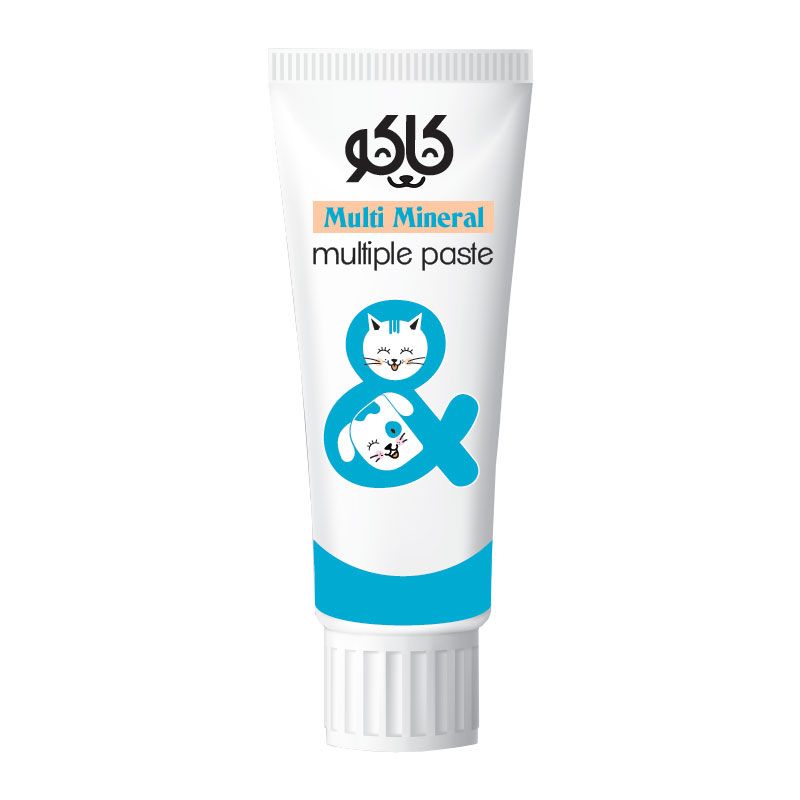 خمیر مینرال سگ و گربه کاکو مدل multiple paste وزن 100 گرم