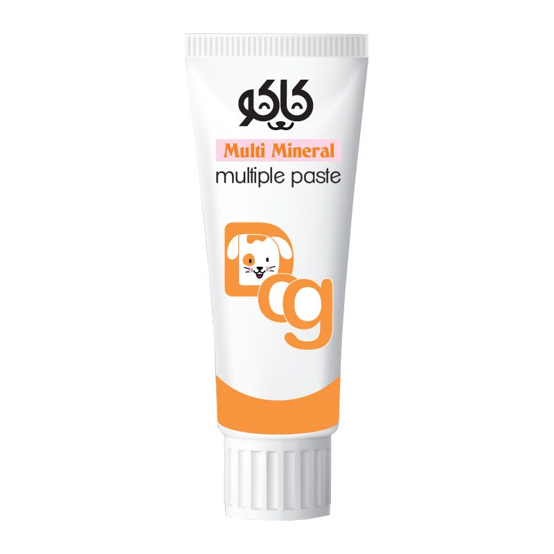 خمیر مینرال و مولتی ویتامین سگ کاکو مدل multiple paste وزن 100 گرم