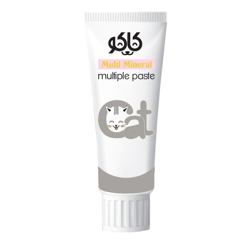 خمیر مینرال و مولتی ویتامین گربه کاکو مدل multi paste وزن 100 گرم