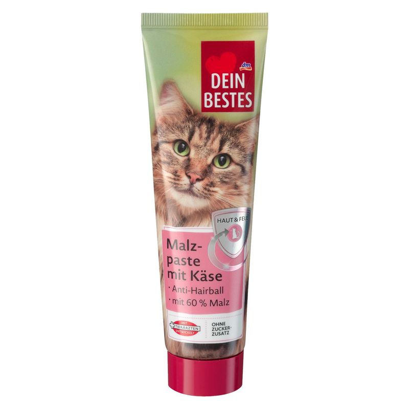 خمیر گربه دین بستس مدل malt paste mit kase وزن 0.1 کیلوگرم