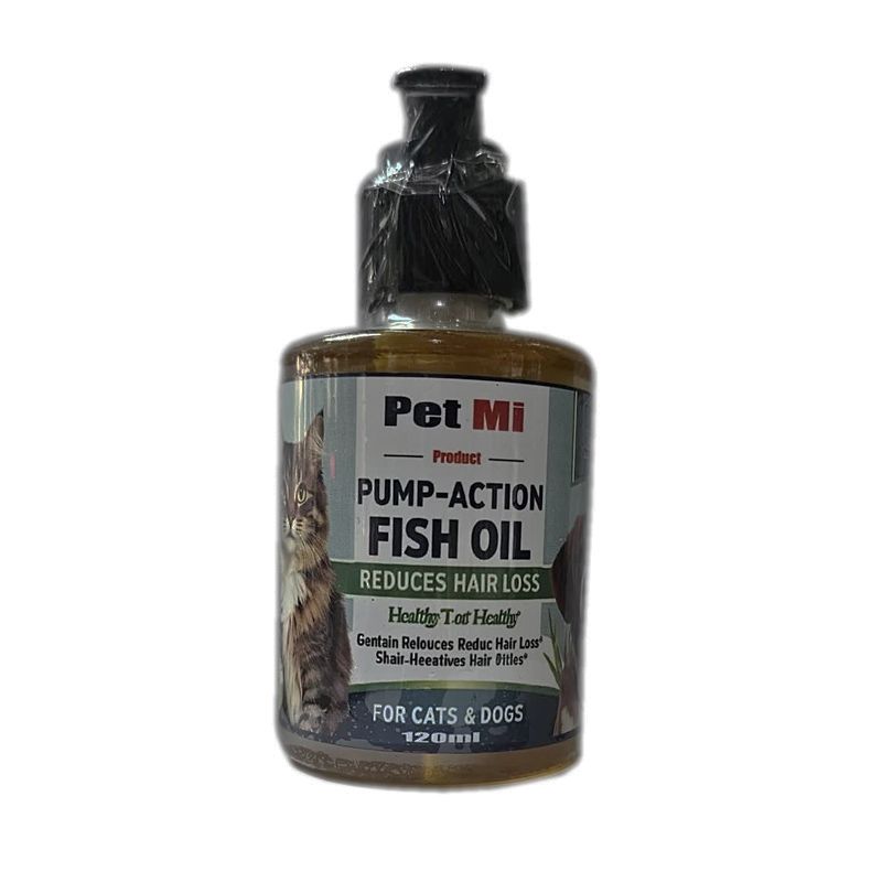 روغن ماهی  سگ و گربه پت می مدل digiapet fish oil حجم 120میلی لیتر