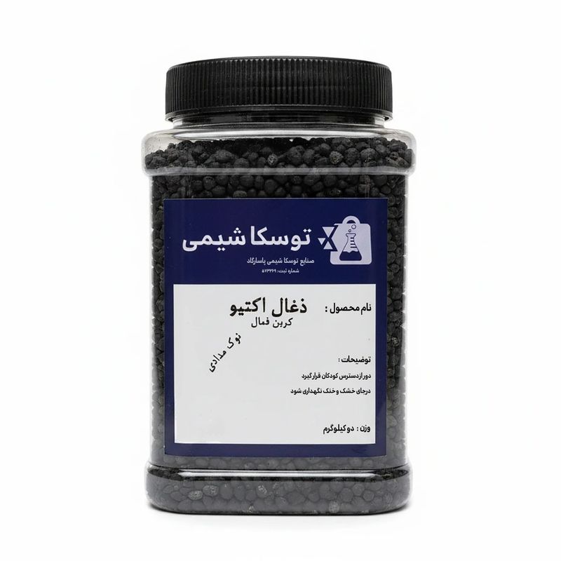 زغال اکتیو آکواریوم توسکا شیمی مدل aquafilter وزن دو کیلوگرم