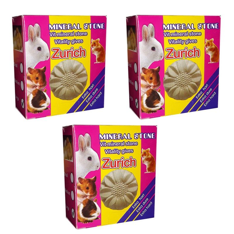 سنگ کلسیم جوندگان زوریچ کد sk j 3 وزن 80 گرم بسته 3 عددی