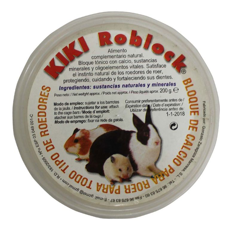 سنگ کلسیم جوندگان مدل kiki roblock وزن 80 گرم