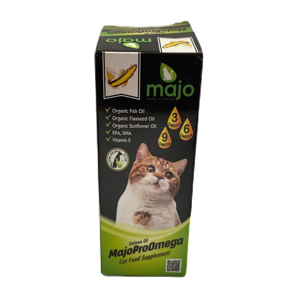 شربت گربه ماجو مدل fish oil وزن 100 گرم