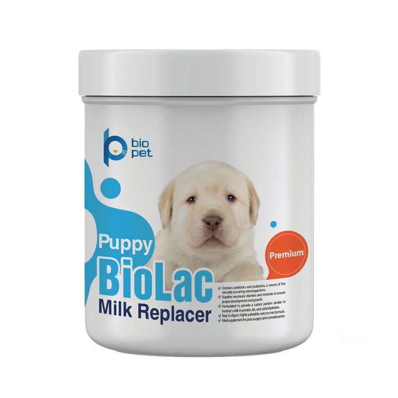 شیر خشک بایو پت مدل puppy biolac premium وزن 400 گرم