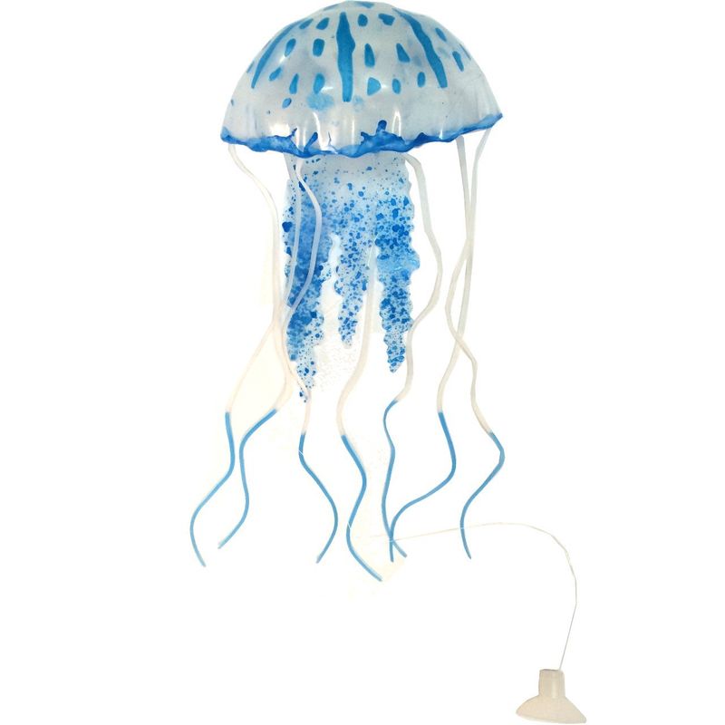 عروس دریایی آبی رنگ مدل fluorescent سایز بزرگ