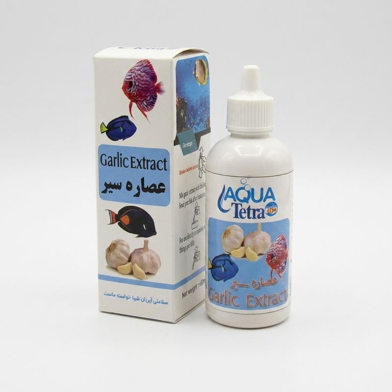 عصاره سیر آکواریوم مدل آکوا تترا حجم 60 میلی لیتر