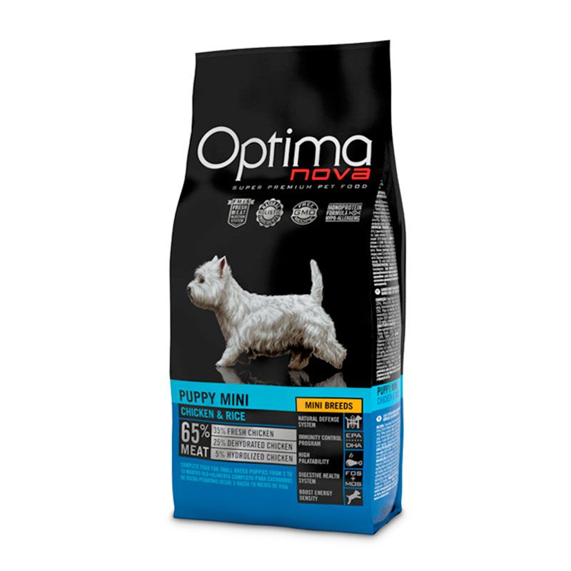 غذا خشک سگ اپتیما مدل puppy mini وزن 2 کیلوگرم