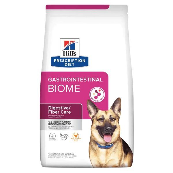 غذا خشک سگ بالغ هیلز مدل gastrointestinal biome با طعم مرغ وزن 1.5 کیلوگرم