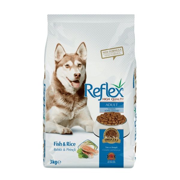 غذا خشک سگ رفلکس مدل fish & rice وزن 3 کیلوگرم