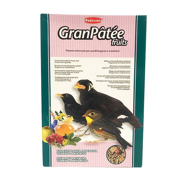 غذا خشک پرنده پادوان مدل fruits وزن یک کیلوگرم