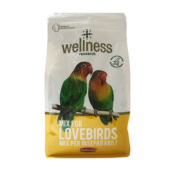 غذا خشک پرنده پادوان مدل lovebirdmix وزن 850 گرم