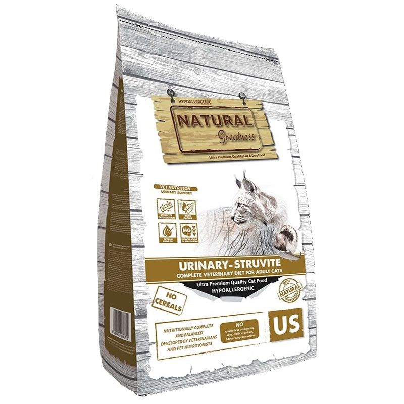 غذا خشک گربه بالغ نچرال گریتنس مدل یورینری طعم مرغ و بوقلمون و ماهی وزن 1.5 کیلوگرم