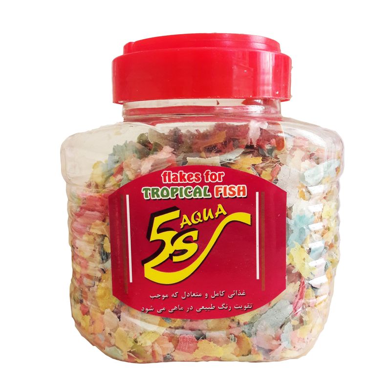 غذا ماهی آکوا اس فایو مدل 1 وزن 80 گرم