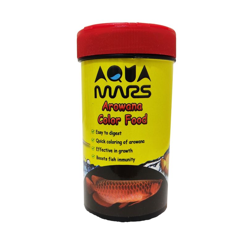 غذا ماهی آکوا مارس مدل arowana کد a08 وزن 150 گرم