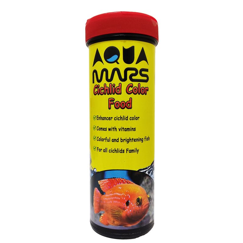 غذا ماهی آکوا مارس مدل cichlid کد a12 وزن 250 گرم