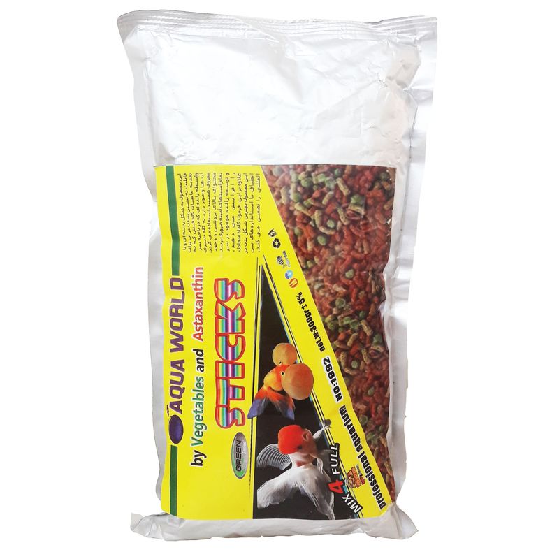 غذا ماهی آکوا ورلد مدل sticks01 وزن 300 گرم
