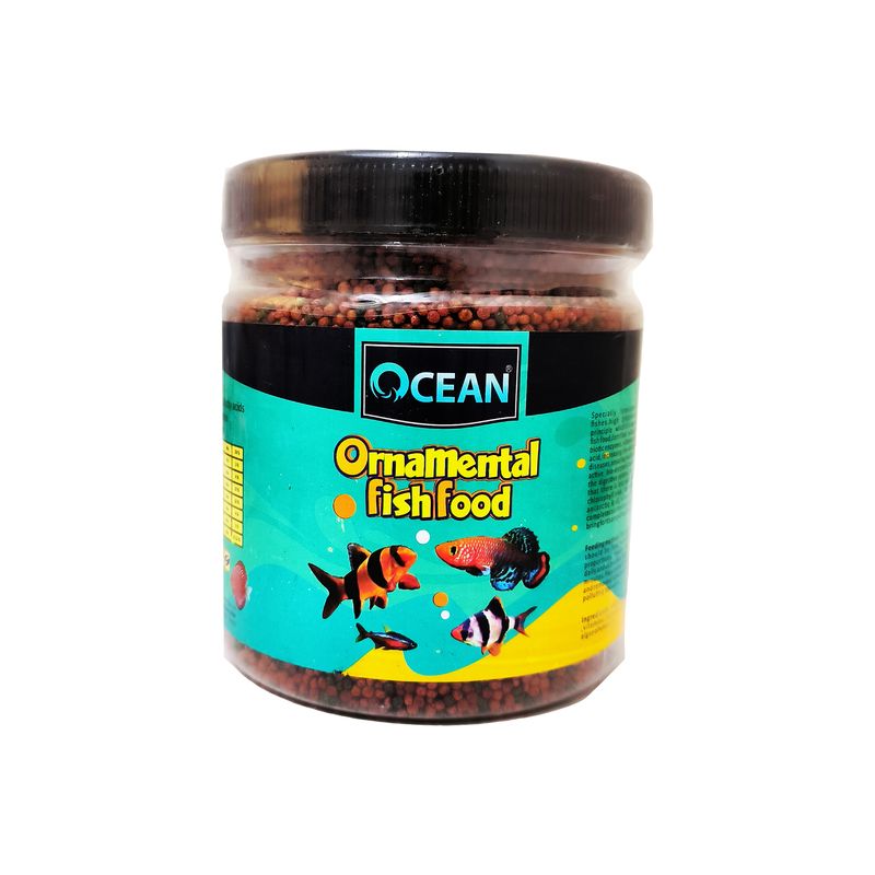 غذا ماهی آکواریوم اوشن مدل ornamental وزن 350 گرم
