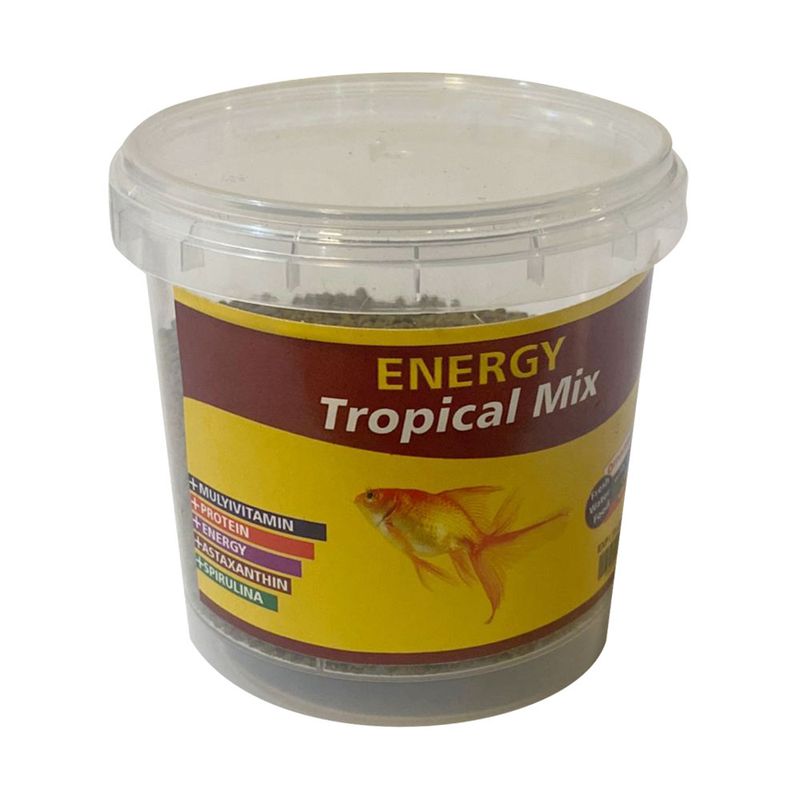 غذا ماهی انرژی مدل tropical mix ck وزن 100 گرم