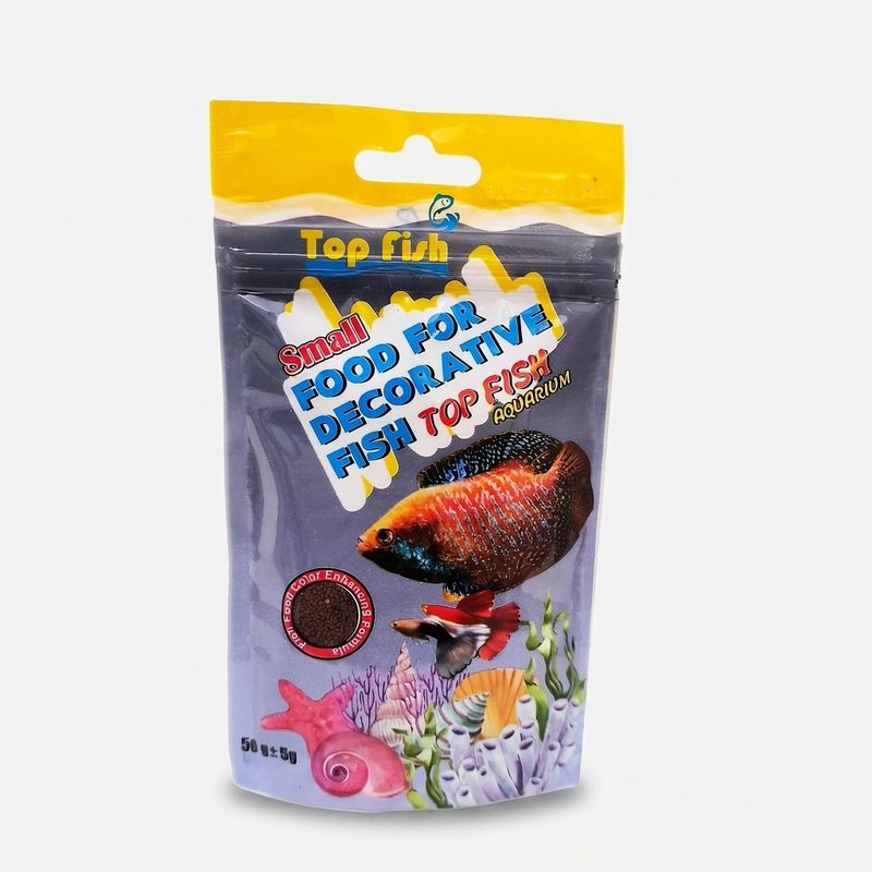 غذا ماهی تاپ فیش کد t004 وزن 50 گرم