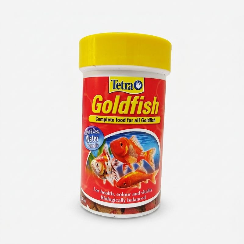 غذا ماهی تترا مدل goldfish کد t10 وزن 20 گرم