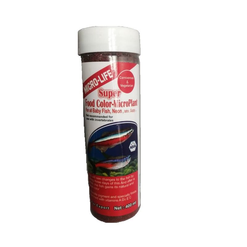 غذا ماهی میکرولایف مدل baby fish حجم 400 میلی لیتر