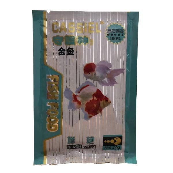 غذا ماهی کاسیل مدل goldfish وزن 20 گرم بسته 5 عددی