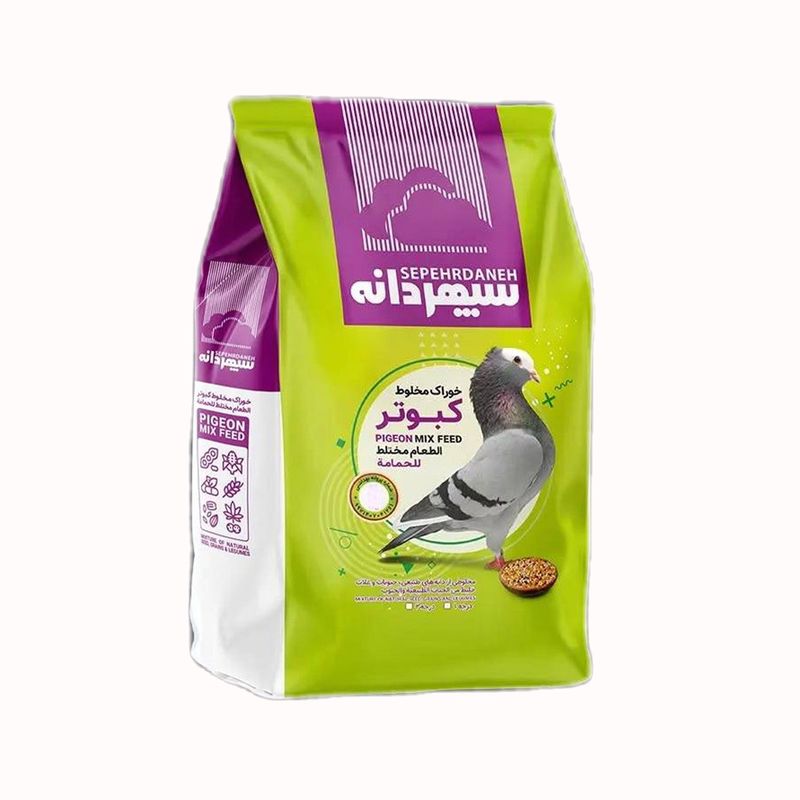 غذا پرندگان سپهردانه مدل مخلوط کبوتر کد 2352 وزن 5 کیلوگرم