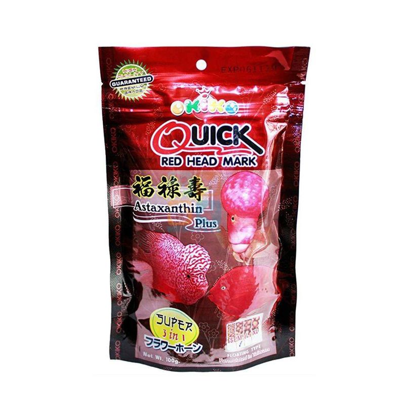 غذای آبزیان اوکیکو فلاورهورن مدل quick وزن 100 گرم