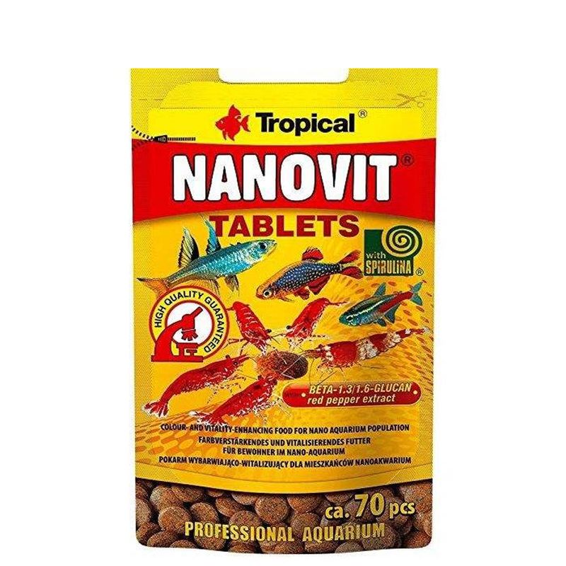 غذای آبزیان تروپیکال کد 1665843 مدل nanovit وزن 10 گرم