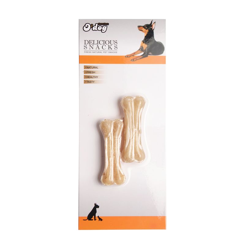 غذای تشویقی سگ اُداگ مدل natural pressed rawhide bone وزن 40 گرم
