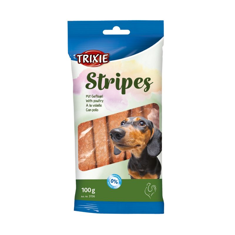 غذای تشویقی سگ تریکسی مدل trixie stripes وزن 100 گرم