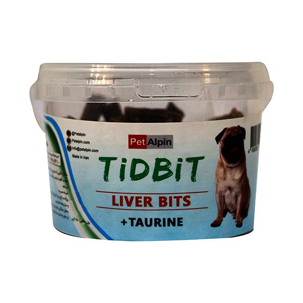غذای تشویقی سگ تیدبیت مدل taurine وزن 160 گرم