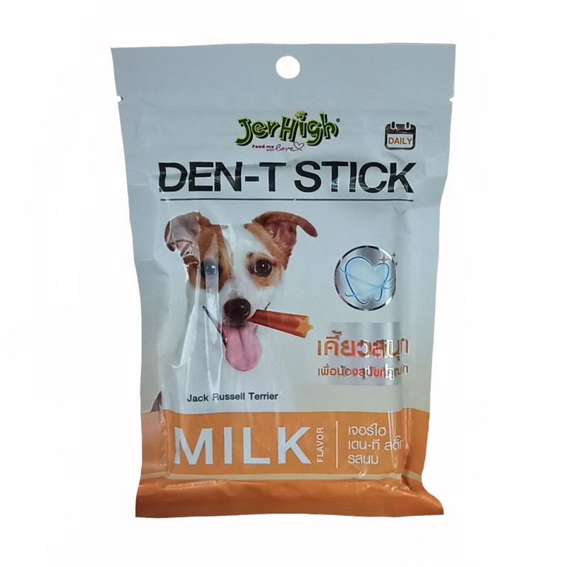 غذای تشویقی سگ جرهای مدل dental_milk وزن 70 گرم