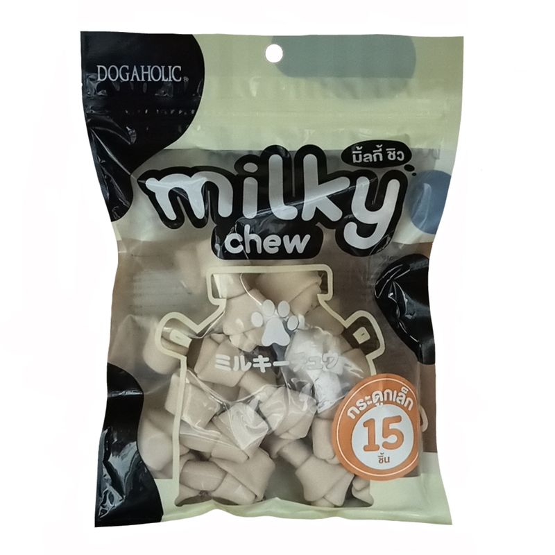 غذای تشویقی سگ داگولیک مدل milky_15 وزن 200 گرم