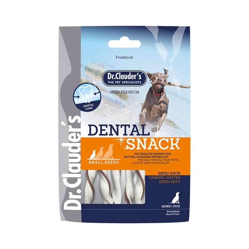 غذای تشویقی سگ دکتر کلادرز مدل dental snack وزن 80 گرم